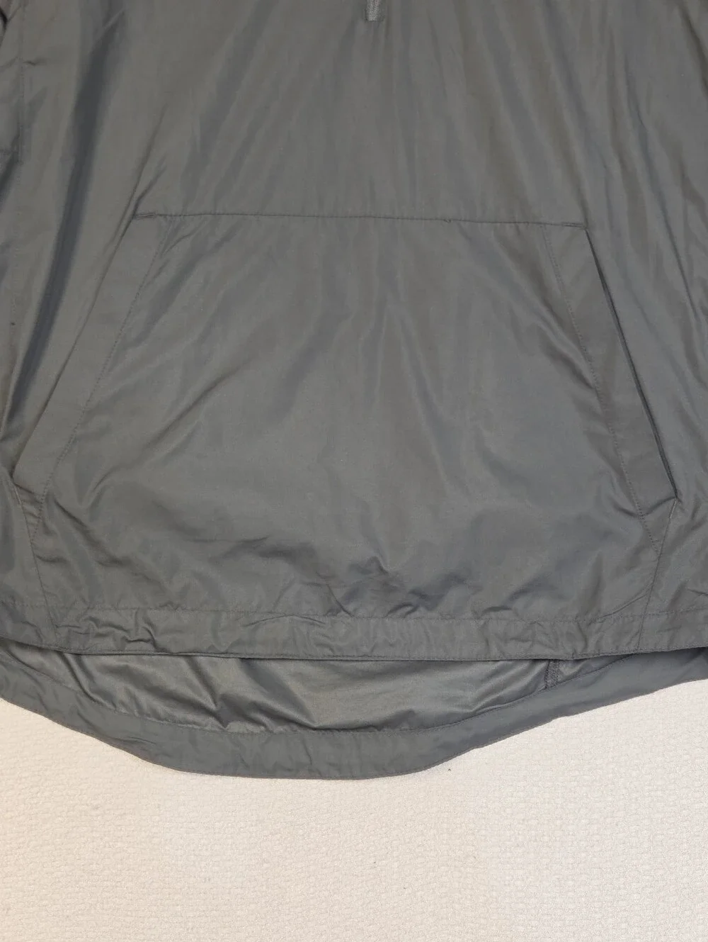 Nike Black Pullover Windbreaker with Red Sleeve Accent - Ohio State Logo